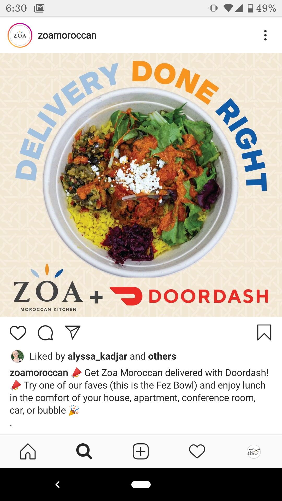 zoa instagram ad 2