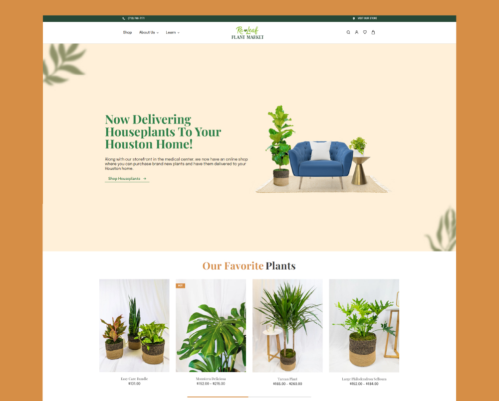 releaf website example image